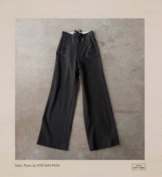 Sailor Pants - Deep Black - XS, S, M, L