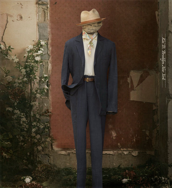 Shoemaker's Jacket - Navy Belgian Linen - S, M, XL, XXL