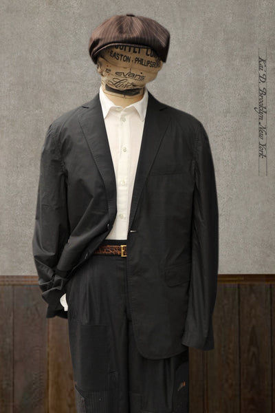 Charlie Three Button Blazer - Parachute Cotton  - L, XL