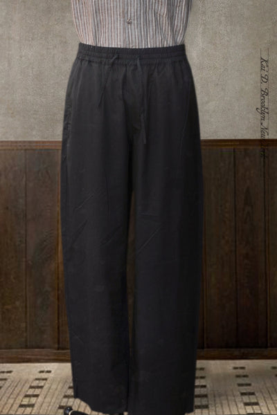 Emir Drawstring Trousers - Parachute Cotton - M, L, XL