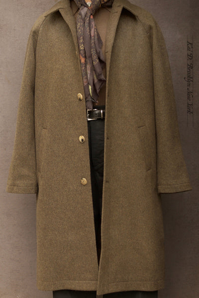 Parisian Raglan Coat - Austrian Wool - Chocolate Brown - 48 (NO RETURN)