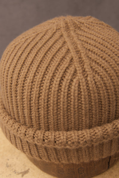 Lux Knit Beanie - Merino/Cashmere - Pecan
