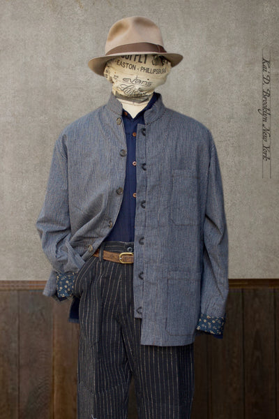 O'Hara Shirt - Pencil Stripe Cotton - M, XL