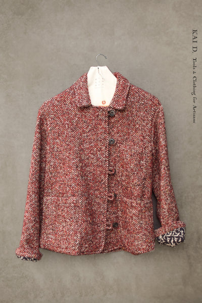 Mead Jacket - Italian Wool Herringbone -  M