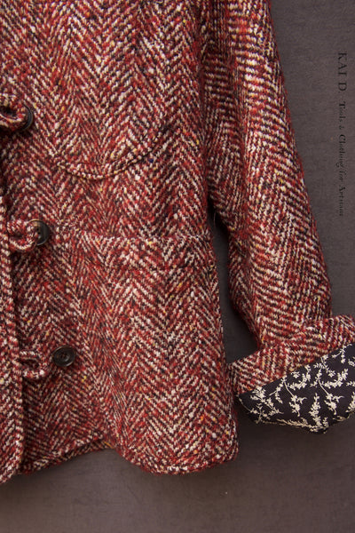 Mead Jacket - Italian Wool Herringbone -  M