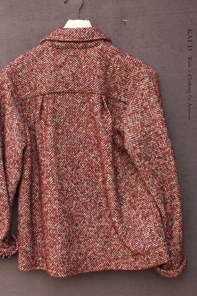 Mead Jacket - Italian Wool Herringbone -  M