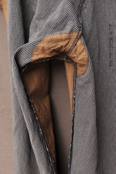 Wide Cut Photographer's Trousers - Mini Hickory Stripe - 30, 32, 34, 36