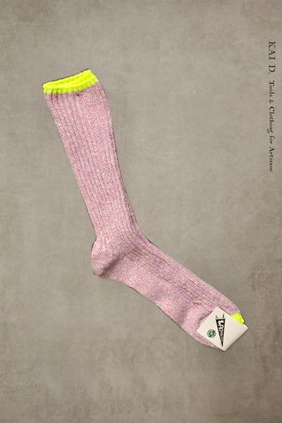Tobias Socks - Marled Pink