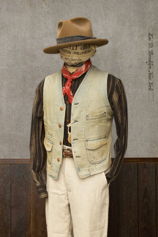 【値下げ】『ETS.MATERIAUX』\"French work vest\" 値下げ】『ETS.MATERIAUX』 French work vest