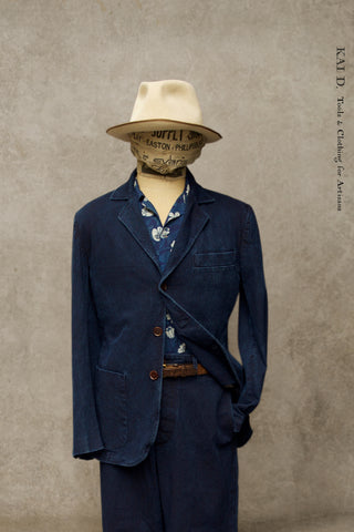 Shoemaker's Jacket - Pique Indigo  - S, M, L, XL