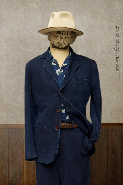 Shoemaker's Jacket - Pique Indigo  - S, M, L