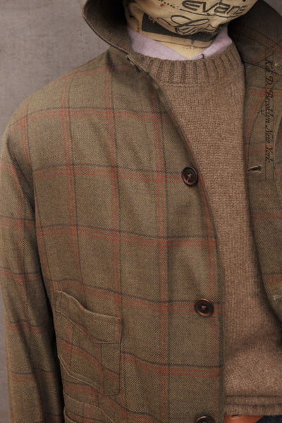 Degas Work Jacket - English Wool - Olive Drab - L