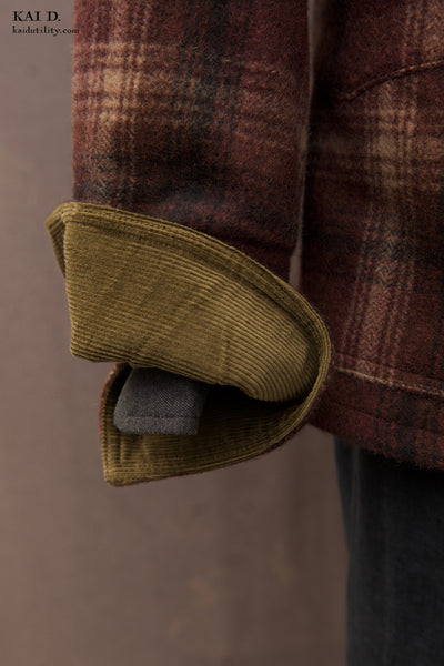 Degas Work Jacket - Wool Cashmere Plaid - L