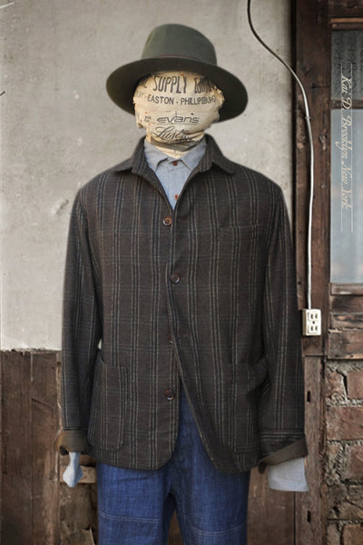 Artisan Field Jacket - Wool Cashmere Plaid - S, M, L, XL, XXL