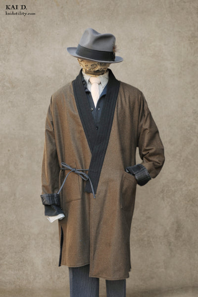Full Length Japanese Farmer Coat - Montana - Medium