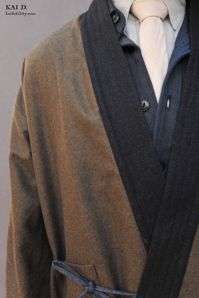 Full Length Japanese Farmer Coat - Montana - Medium