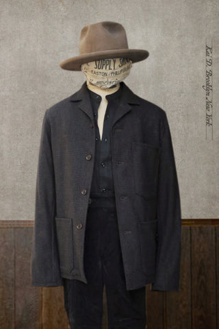 Old Town Jacket - Tonal Wool Plaid - S, M, L, XL