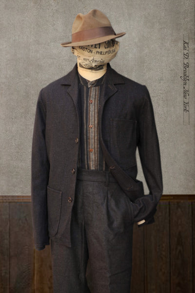 Old Town Jacket - Tonal Wool Plaid - S, M, L, XL