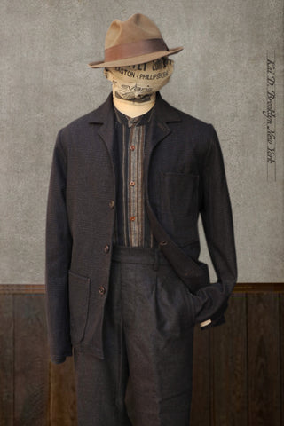 Old Town Jacket - Tonal Wool Plaid - S, M, L, XL