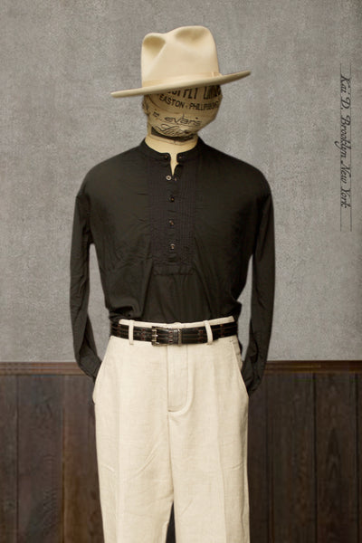 Poet Pop Over Shirt -  Over Dyed Cotton Lawn - M, L (No Return)