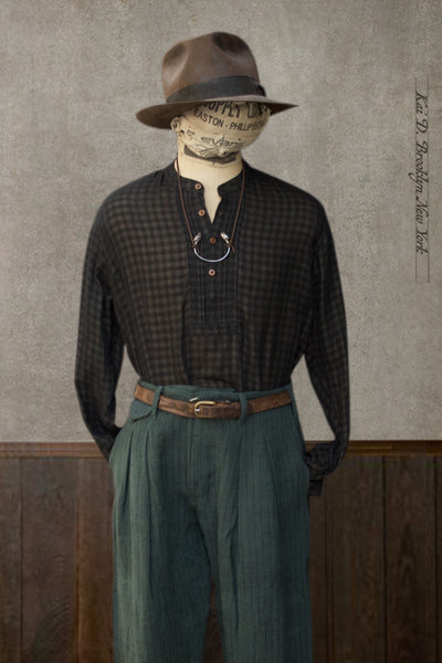 Poet Pop Over Shirt -  Air Weight Double Gauze - M, L