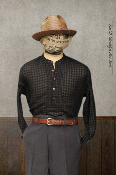 Poet Pop Over Shirt -  Air Weight Double Gauze - M