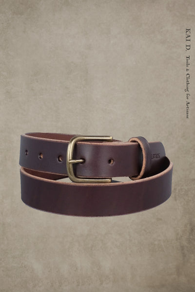 English Point Belt 1 1/4" - Dark Brown - 32, 34, 36
