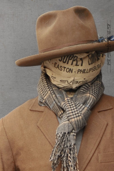 Pure Cashmere Wool Scarf - Prince of Wale