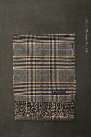 Pure Cashmere Wool Scarf - Prince of Wale