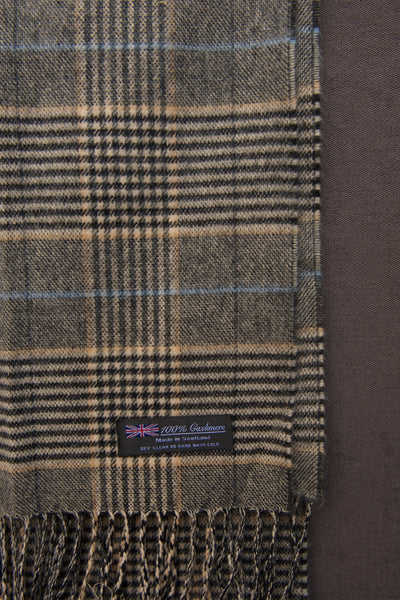 Pure Cashmere Wool Scarf - Prince of Wale
