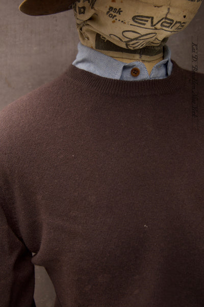 Mongolian Cashmere Sweater - Mauve Brown - M, L, XL