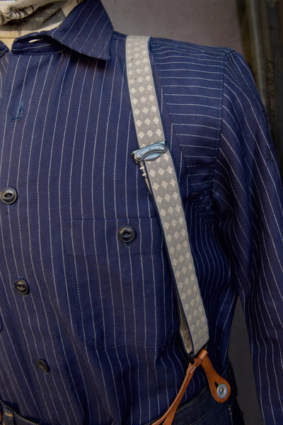 Blue Blanket Work Shirt - Wabash Stripe - M, L, XL