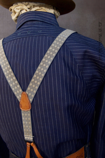 Blue Blanket Work Shirt - Wabash Stripe - M, L, XL