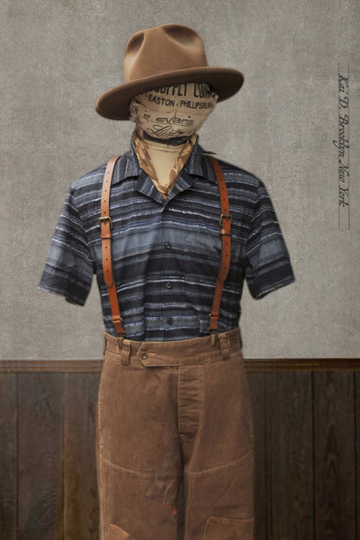 Caleb Shirt - Multiple Blue - M, L (Oversized Cut)