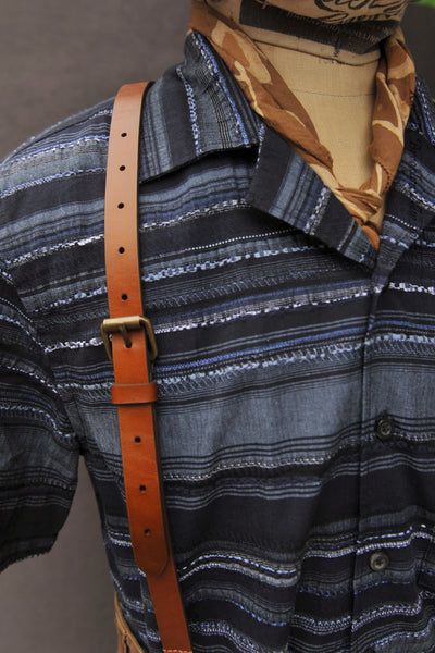 Caleb Shirt - Multiple Blue - M, L (Oversized Cut)