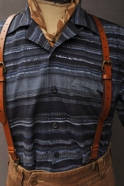 Caleb Shirt - Multiple Blue - M, L (Oversized Cut)