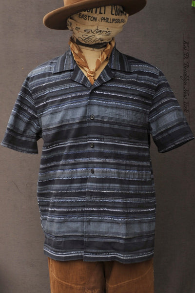 Caleb Shirt - Multiple Blue - M, L (Oversized Cut)