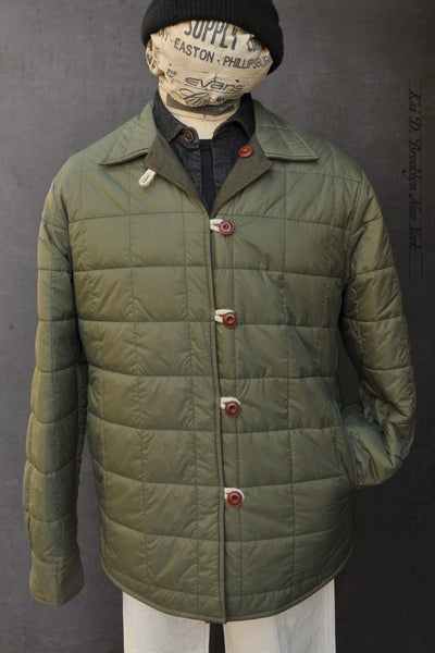Hebron Reversible Jacket -Wool Flannel / Quilted Nylon  - L, XL (NO RETURN)