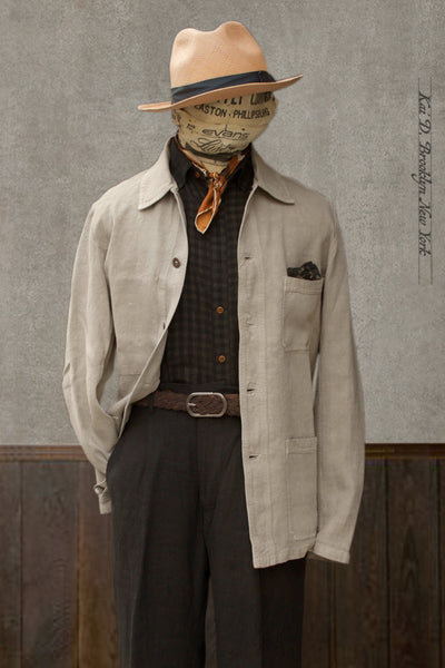 No. 5 Linen Jacket - RIgging -  44, 46, 48
