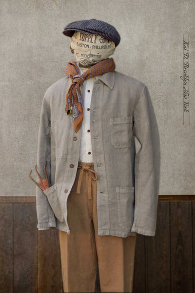 No. 5 Linen Jacket - RIgging -  44, 48