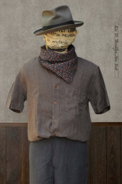 Cassady Shirt - Rosewood Shibui Linen - S, M, L, XL, XXL