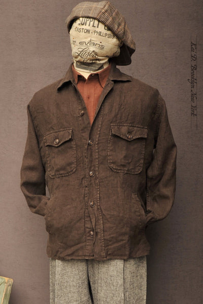 Rugged Road Shirt Jacket - Deep Truffle Brown - L (NO RETURN)