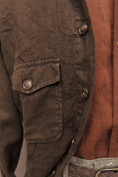 Rugged Road Shirt Jacket - Deep Truffle Brown - L (NO RETURN)