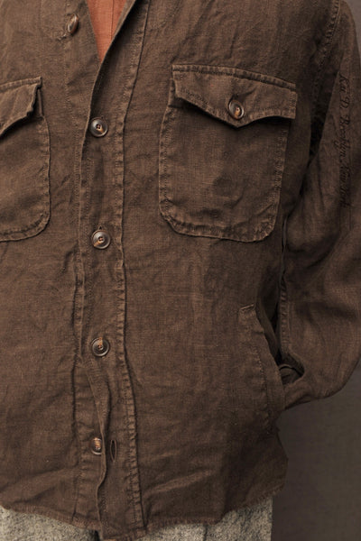 Rugged Road Shirt Jacket - Deep Truffle Brown - L (NO RETURN)