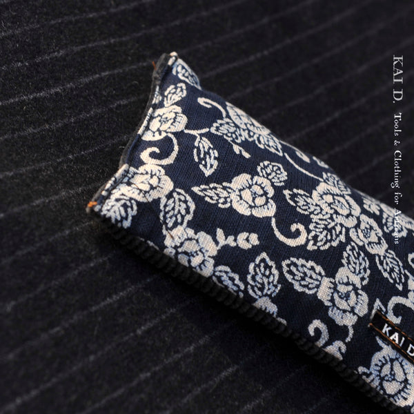 Balsam Fir Scented Sachet - Indigo Floral - Large