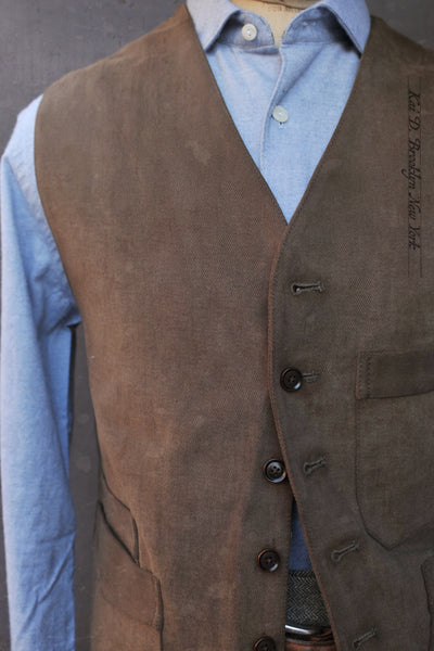 Shoemaker's Vest - Italian Moleskin - L