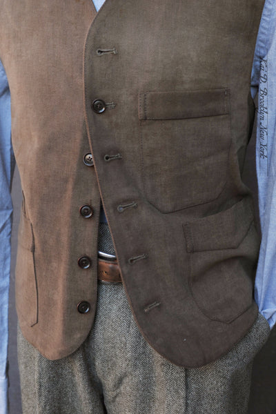 Shoemaker's Vest - Italian Moleskin - L