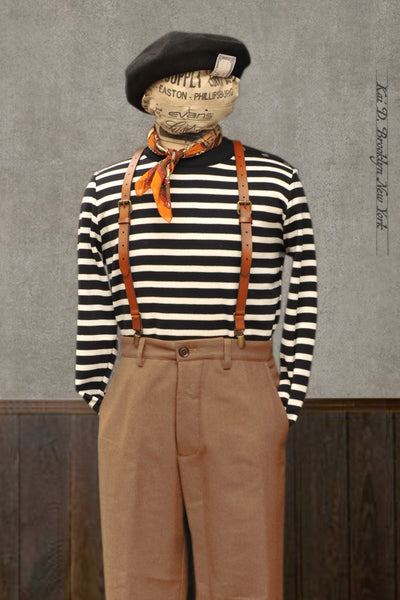 Sailor Sweater - Navy/Natural - M, XL