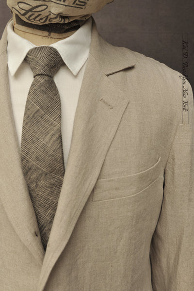 Shoemaker Jacket - Sandstone Belgian Linen - S, M, L, XL