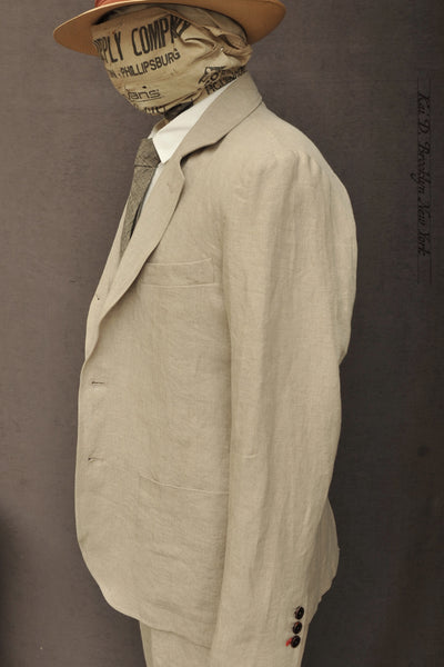 Shoemaker Jacket - Sandstone Belgian Linen - S, M, L, XL